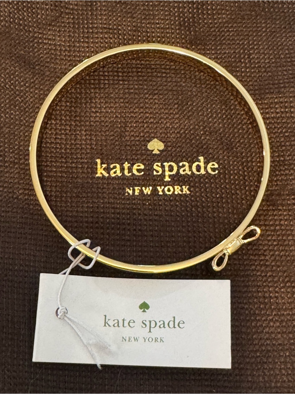 Kate Spade Gold Box Bangle